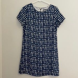 Blue Print Dress